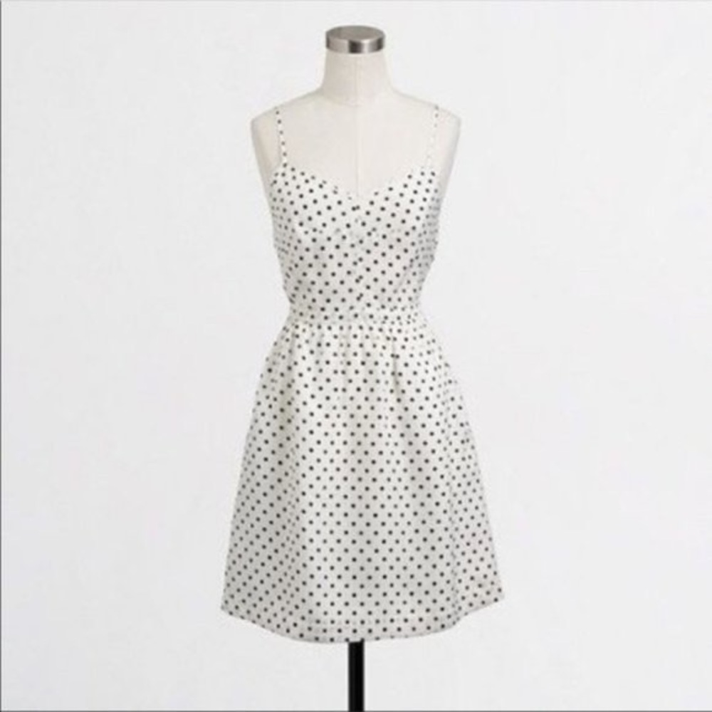 J. Crew Polkadot Print Cami Dress